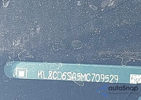 2021 Chevrolet Spark Fwd 1Lt Automatic из США, поврежденный, VIN KL8CD6SA5MC709529